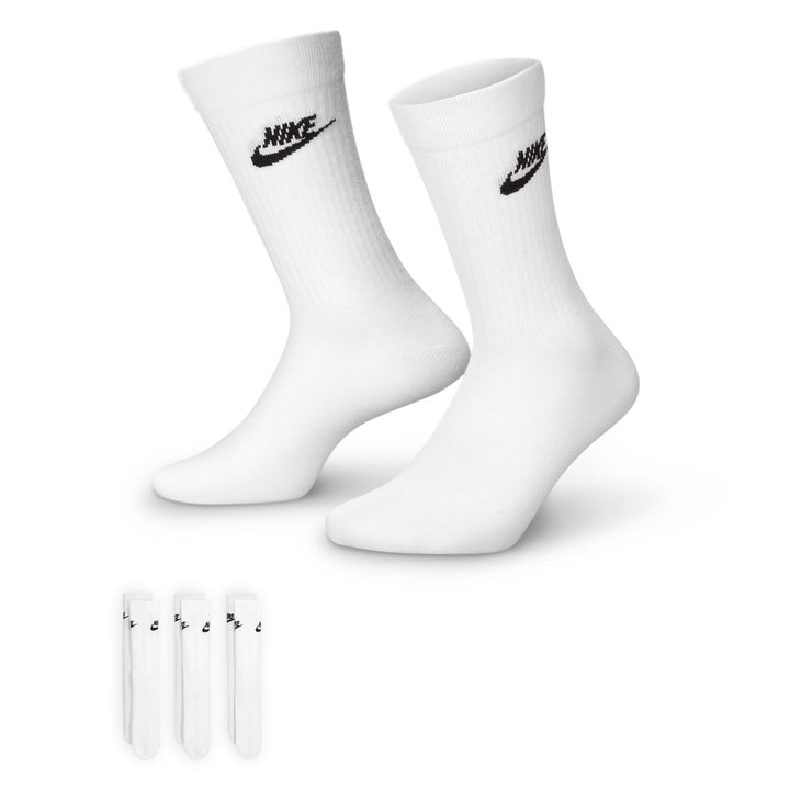 NIKE NSW EVERYDAY ESSENTIAL SOCKS - WHITE/BLACK