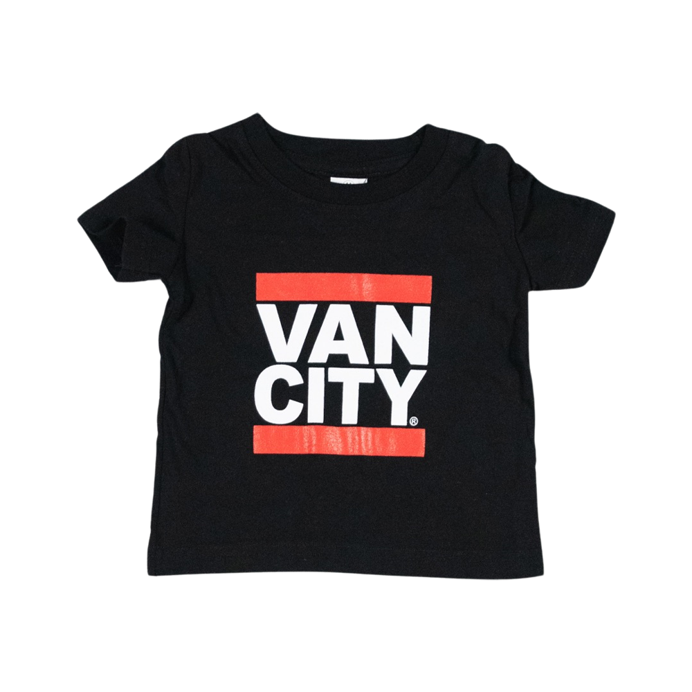 T-shirt VO pour bébé UnDMC - Noir/Rouge