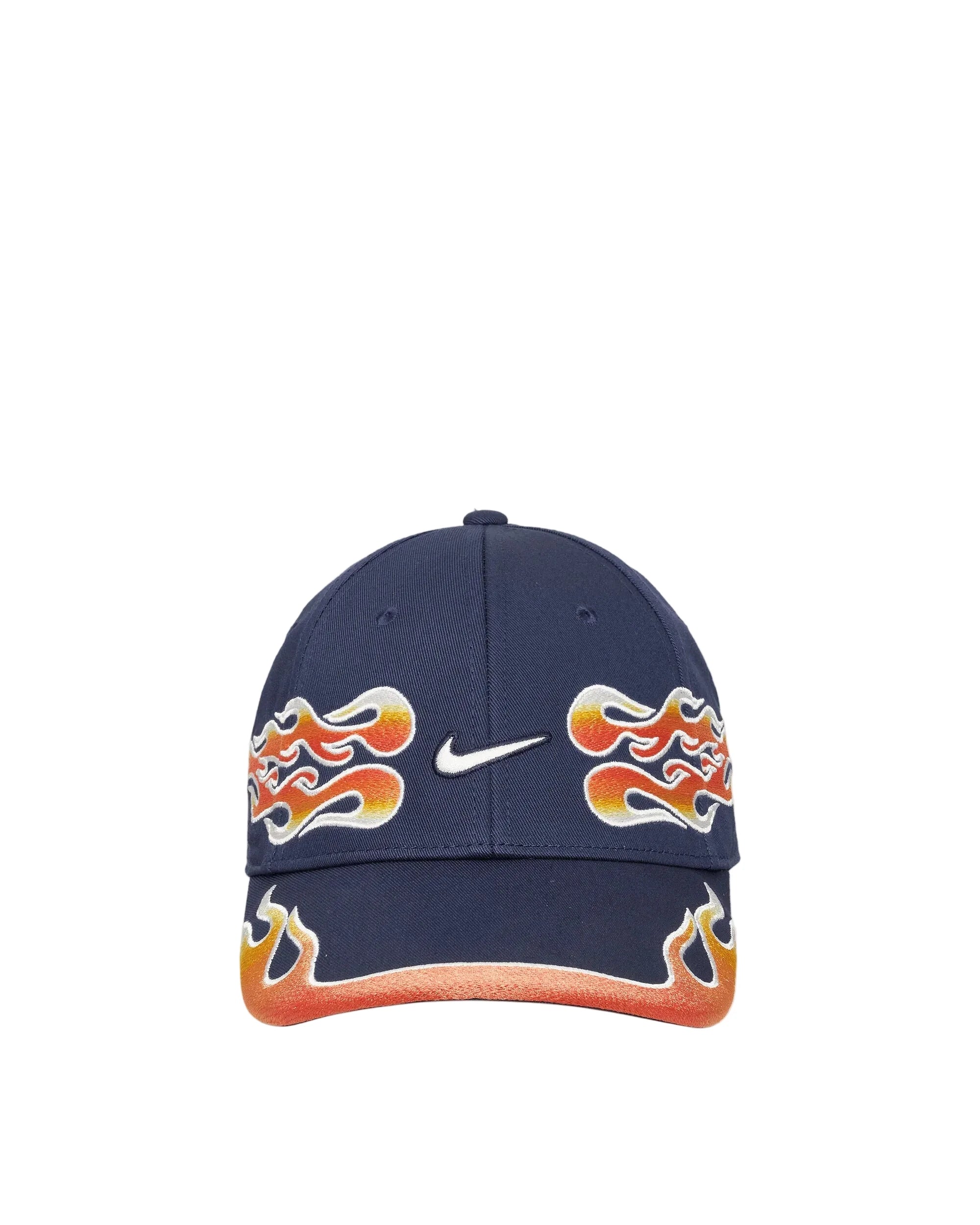 NIKE CLUB STRUCTED OG FLAME CAP IH9258-410 - MIDNIGHT NAVY – Dipt