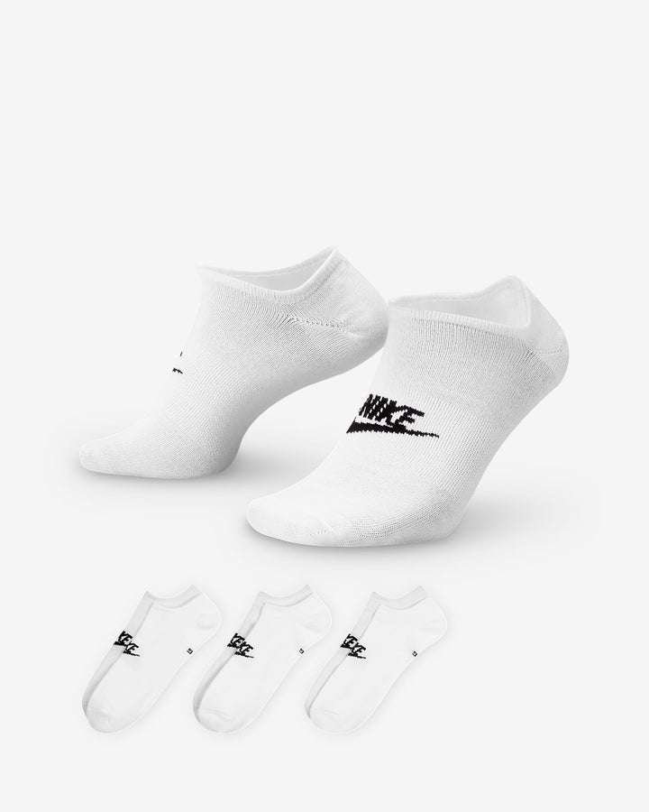 NIKE NSW ESSENTIAL NO SHOW SOCK DX5075-100 - WHITE