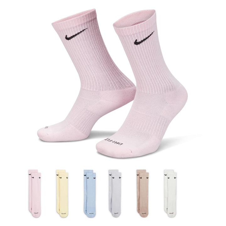 NIKE EVERYDAY PLUS TRAIN CREW SOCK SX6897-906 - PASTEL