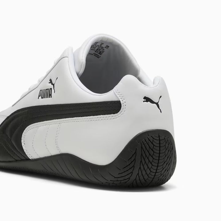 WOMENS PUMA SPEEDCAT LEATHER 40357402-100 - WHITE/BLACK