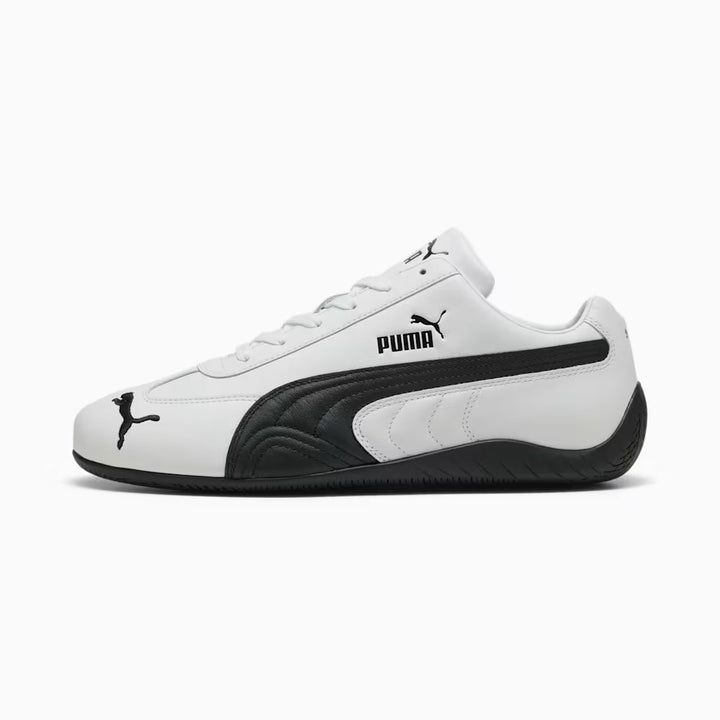 WOMENS PUMA SPEEDCAT LEATHER 40357402-100 - WHITE/BLACK