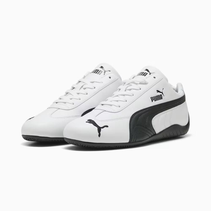 WOMENS PUMA SPEEDCAT LEATHER 40357402-100 - WHITE/BLACK