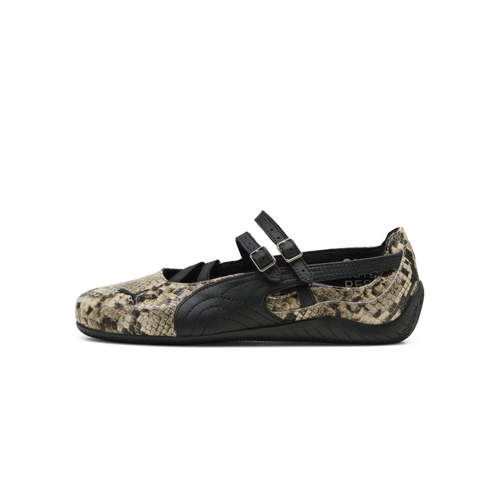 WOMENS SPEEDCAT BALLET SNAKE 405326-01 VAPOUR GREY - BLACK/VAPOUR GREY