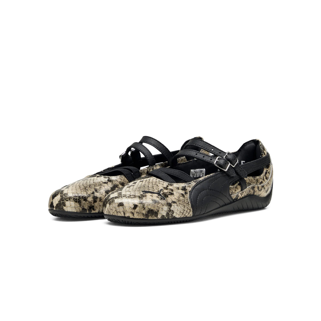 WOMENS SPEEDCAT BALLET SNAKE 405326-01 VAPOUR GREY - BLACK/VAPOUR GREY