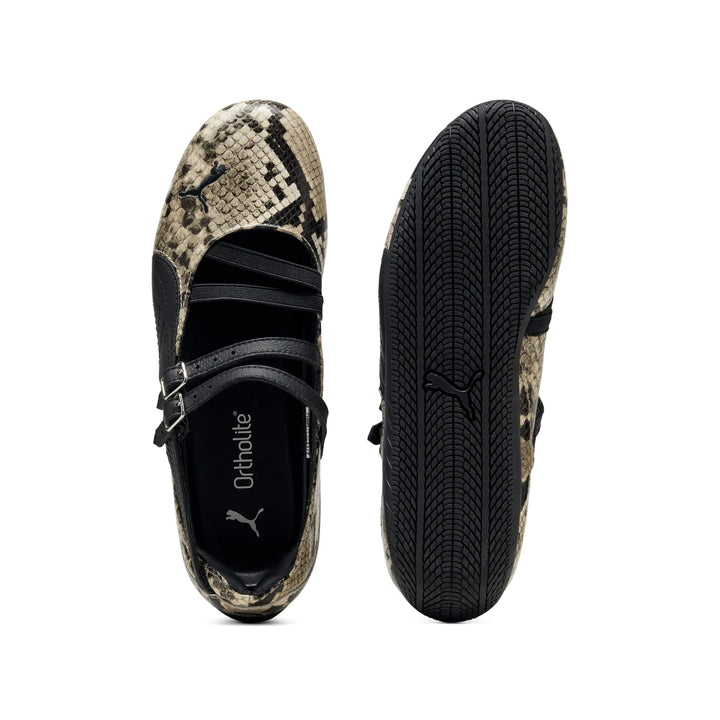 WOMENS SPEEDCAT BALLET SNAKE 405326-01 VAPOUR GREY - BLACK/VAPOUR GREY