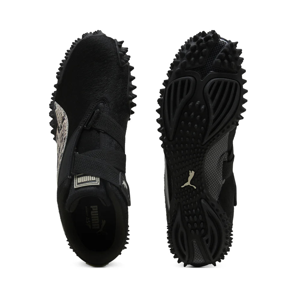 WOMENS PUMA X A$AP ROCKY MOSTRO OG PONY HAIR 406498-01 - PUMA BLACK/DESERT DUST
