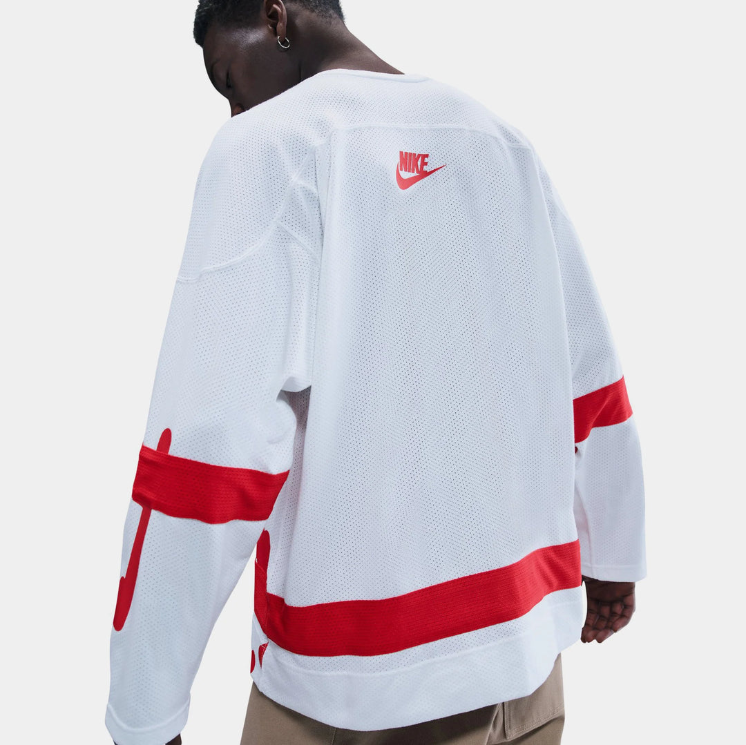 NIKE CLUB HOCKEY JERSEY NEO HV1137-100 - WHITE/WHITE/RED