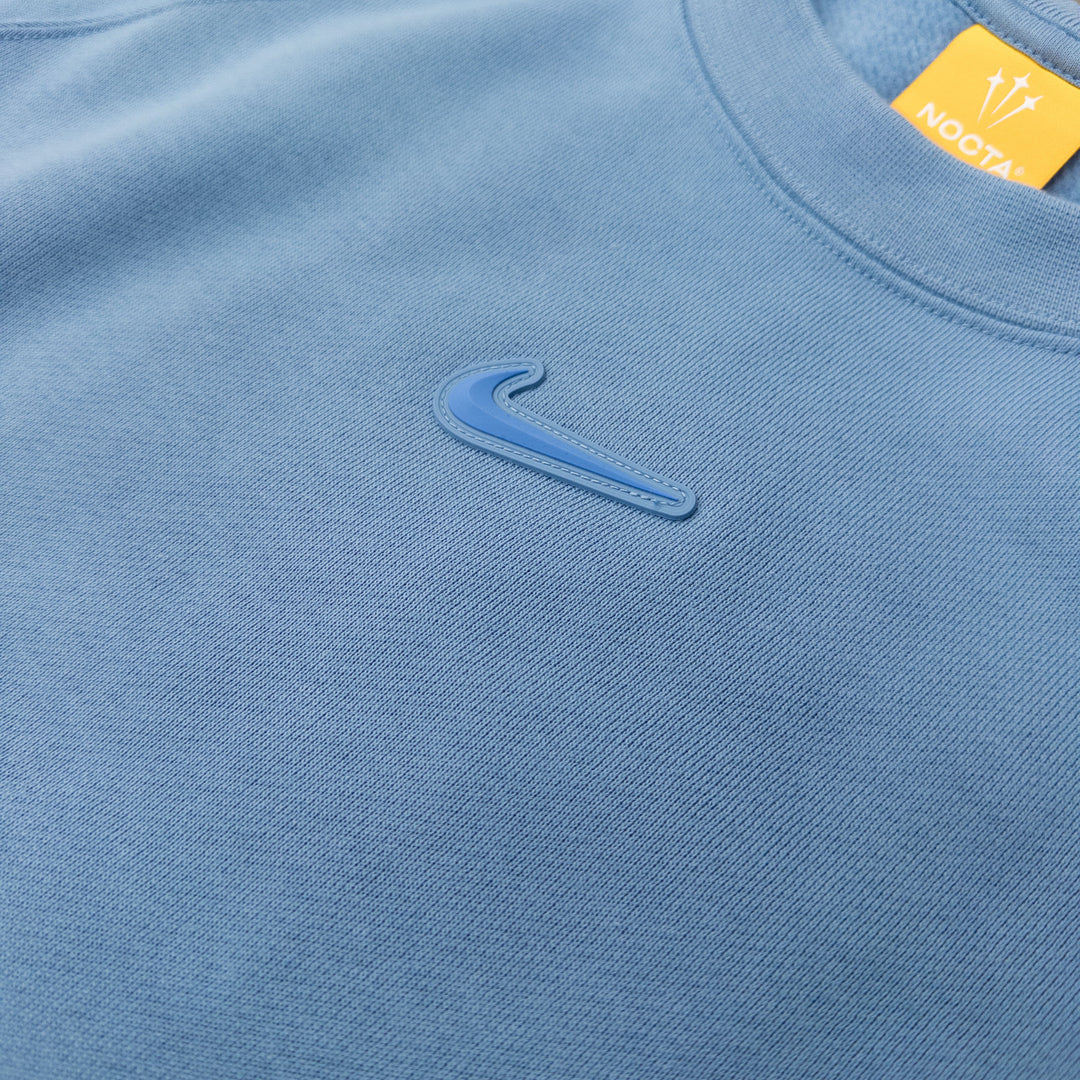 NIKE NOCTA CS FLEECE CREWNECK FN8160-486 - WORK BLUE