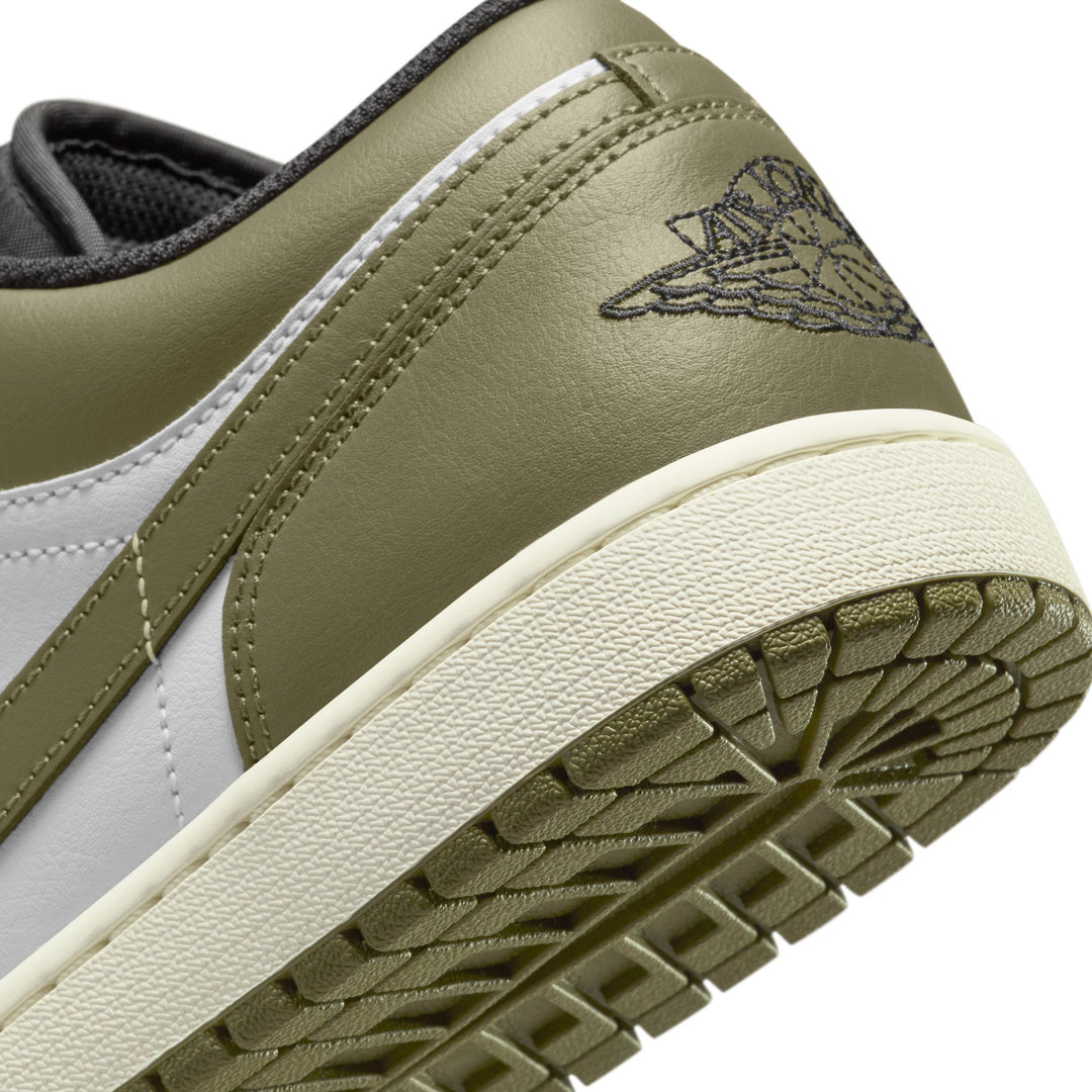 AIR JORDAN 1 LOW 553558-092 "OLIVE" - BLACK/MEDUIM OLIVE/WHITE