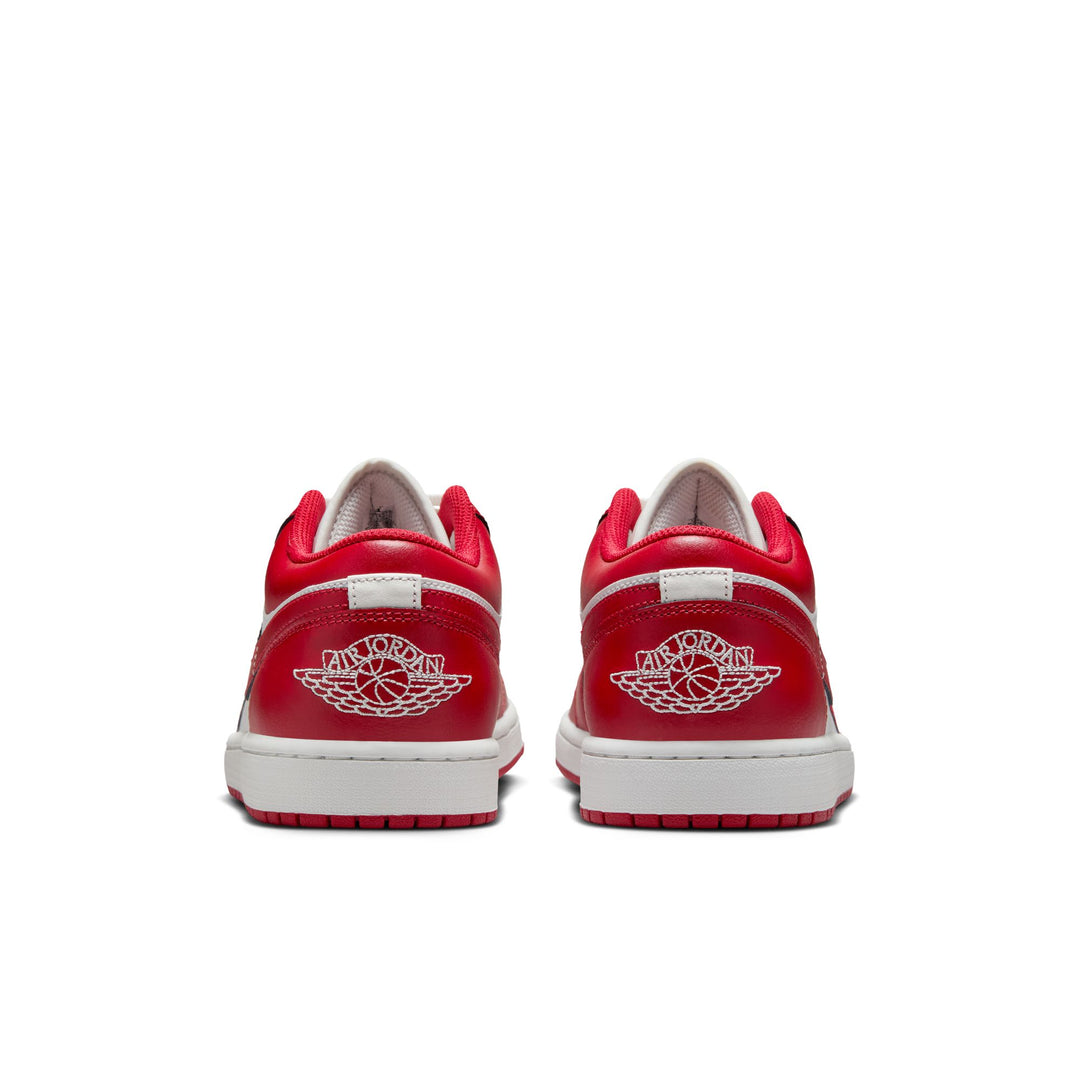 AIR JORDAN 1 LOW 553558-166  "NEW BEGINNINGS" - SUMMIT WHITE/VARSITY RED