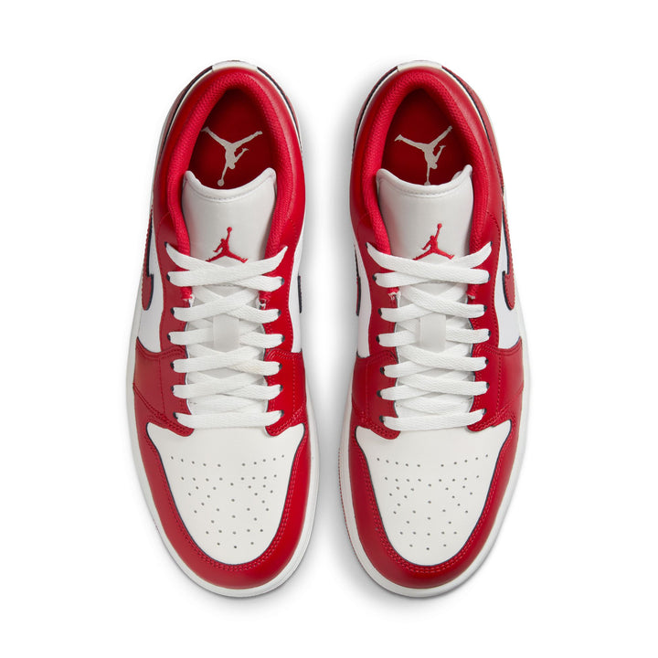 AIR JORDAN 1 LOW 553558-166  "NEW BEGINNINGS" - SUMMIT WHITE/VARSITY RED