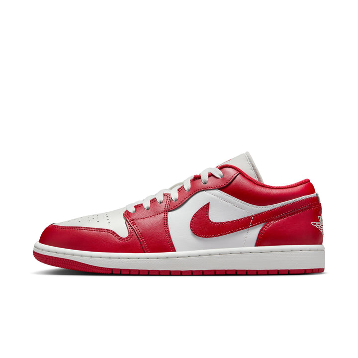 AIR JORDAN 1 LOW 553558-166  "NEW BEGINNINGS" - SUMMIT WHITE/VARSITY RED