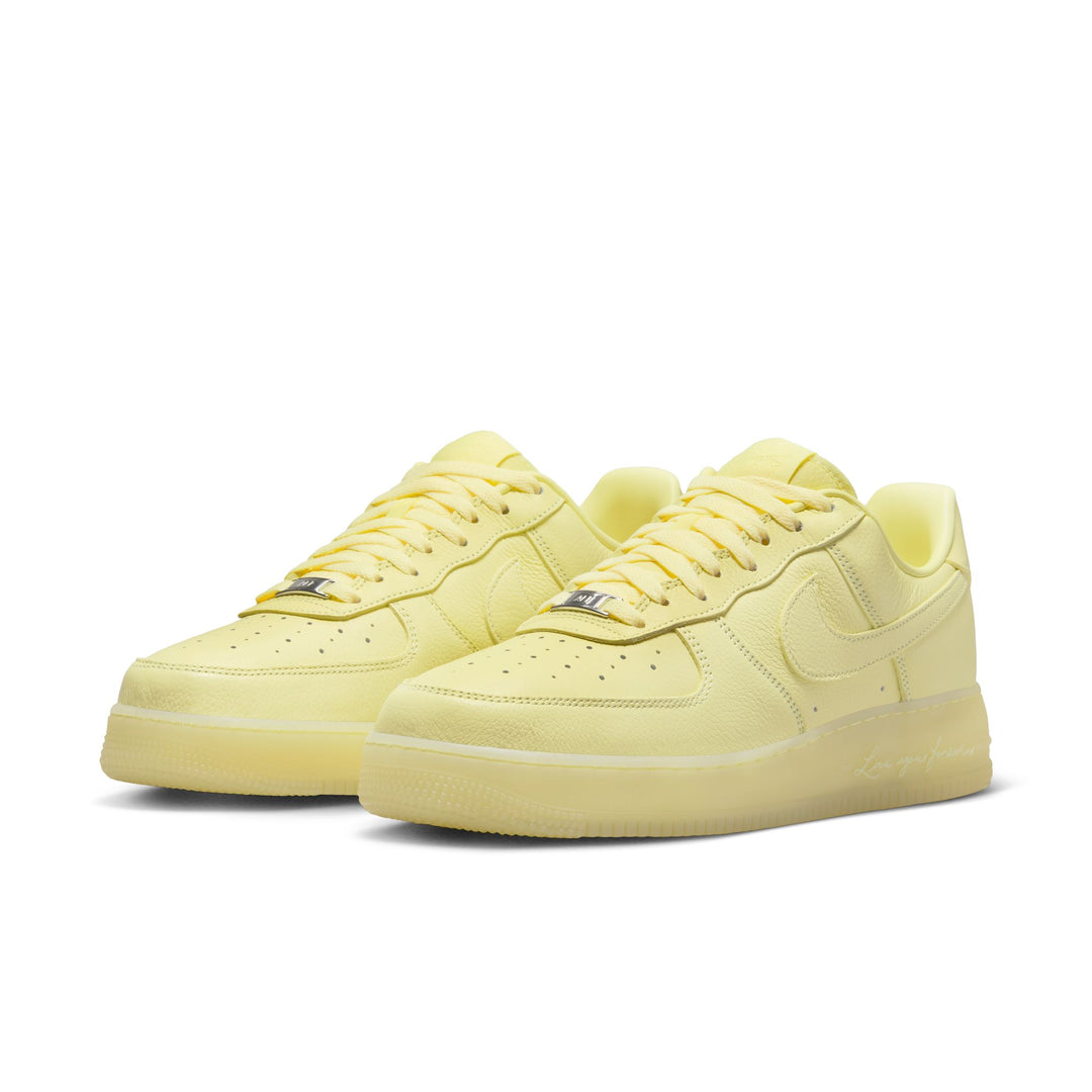 NIKE NOCTA AIR FORCE 1 LOW CZ8065-800 - CITRON TINT/COBALT TINT-METALLIC SILVER