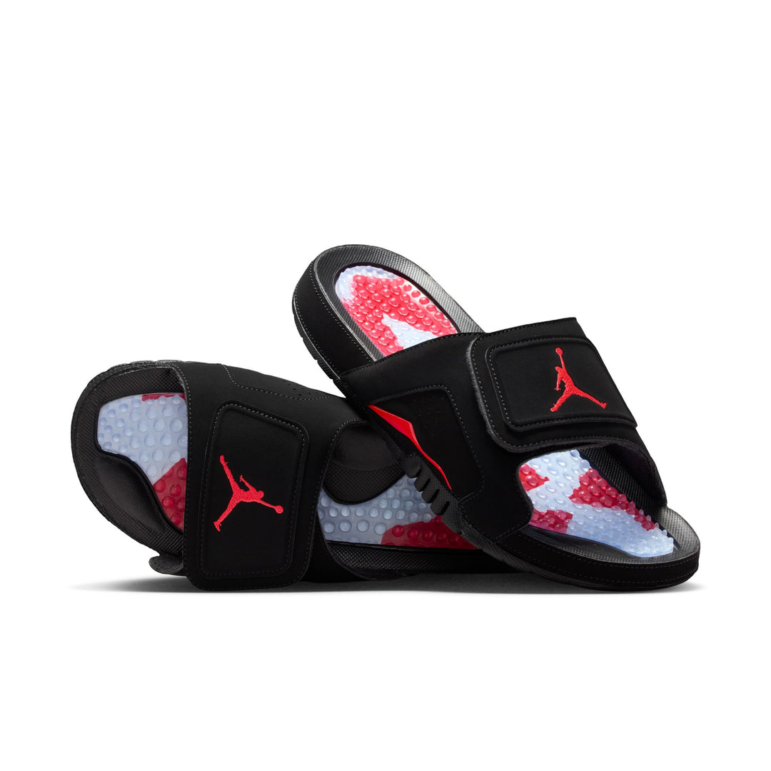 JORDAN HYDRO VI RETRO SLIDE DM0979-009 - BLACK/INFRARED