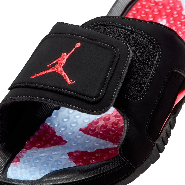 JORDAN HYDRO VI RETRO SLIDE DM0979-009 - BLACK/INFRARED