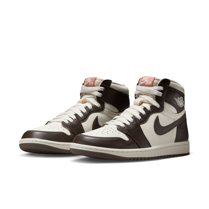 WOMENS AIR JORDAN 1 RETRO HIGH FD2596-200 "BAROQUE BROWN" - BAROQUE BROWN/LIGHT MADDER ROOT/SAIL