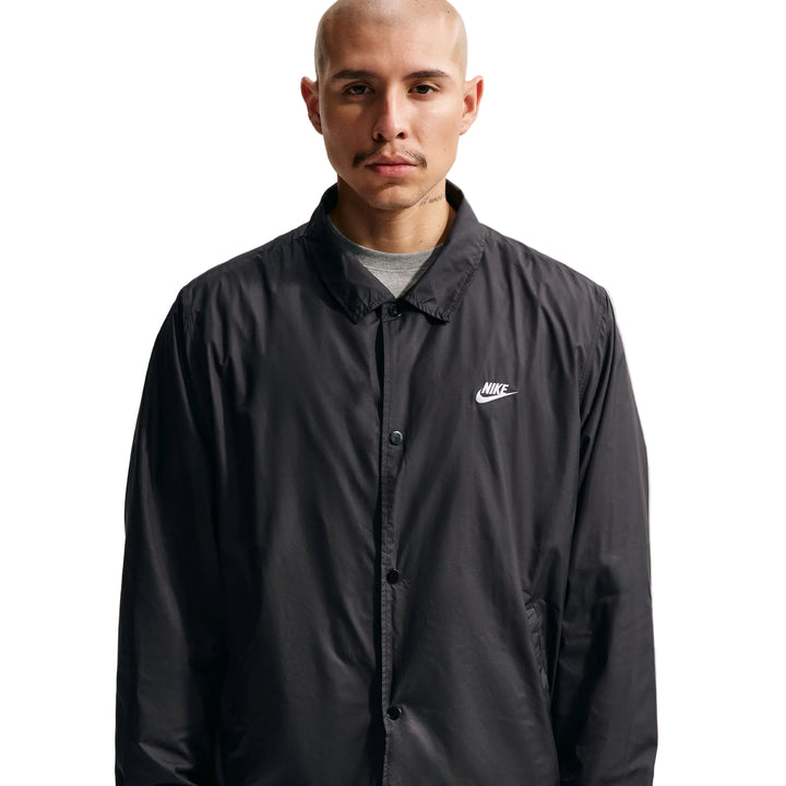 NIKE CLUB COACHES JACKET FN3316-010 - BLACK/WHITE