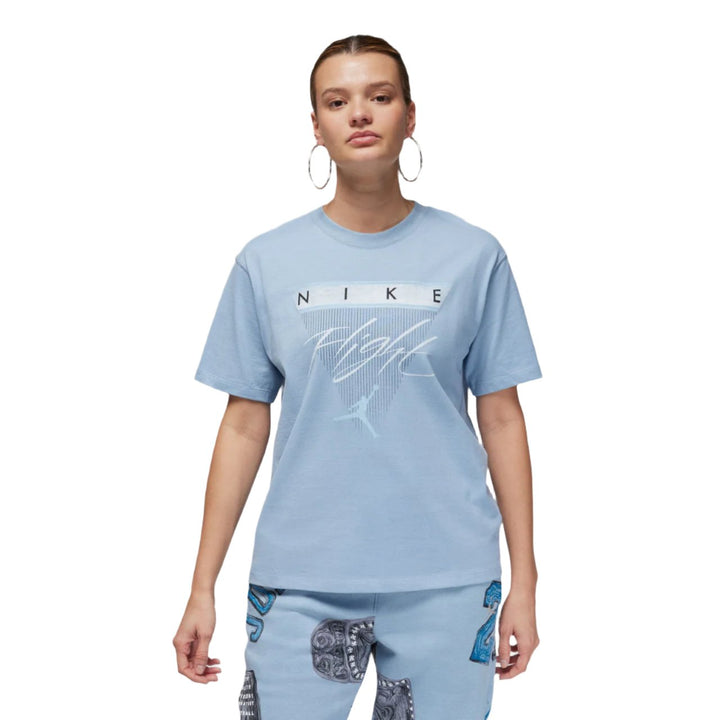 AJ wmns flight tee fq3240-436 - Bby Blue