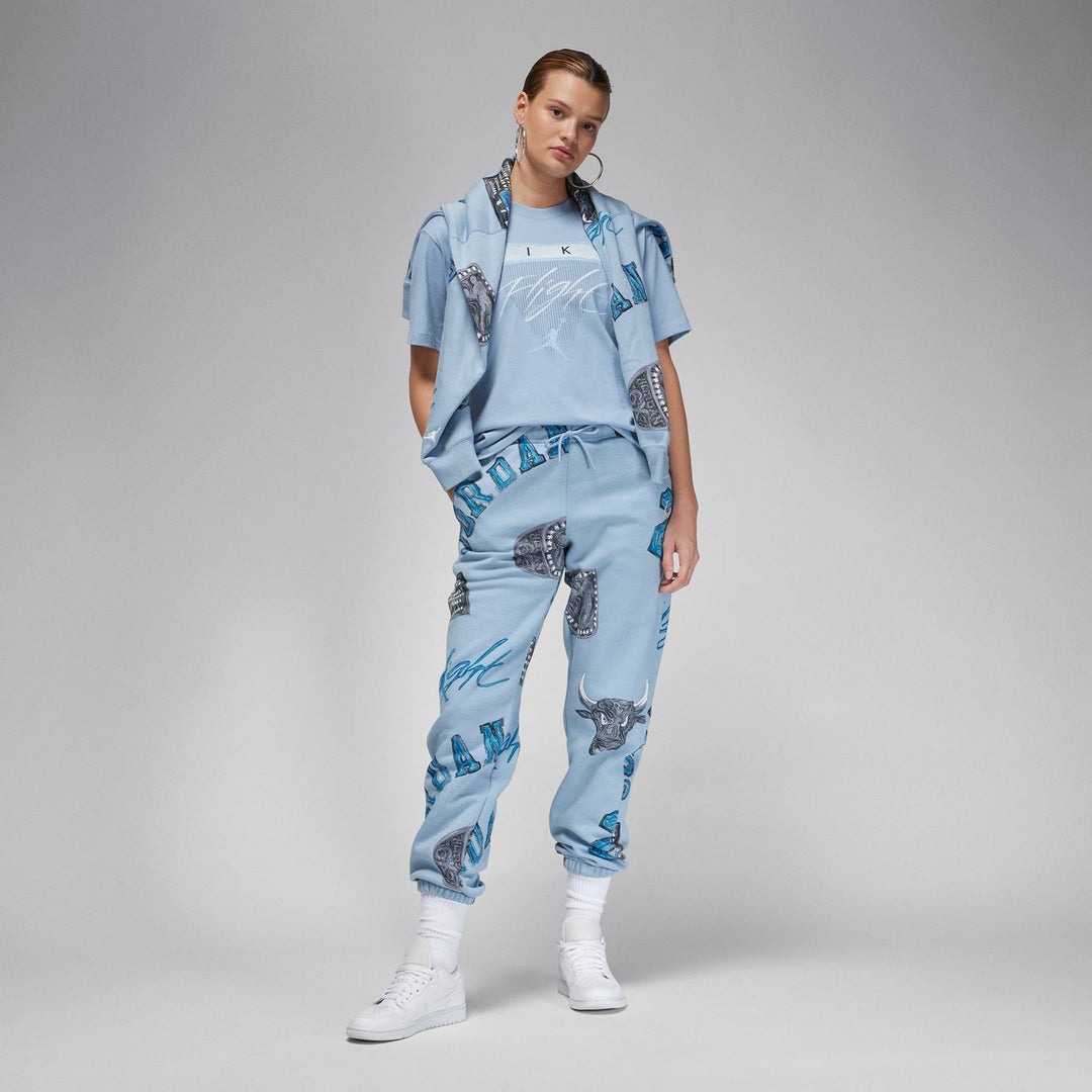 AJ wmns flight tee fq3240-436 - Bby Blue