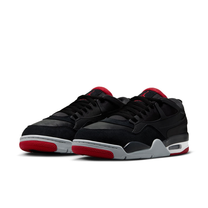 AIR JORDAN 4 RM FQ7939-061 "BLACK CEMENT" - BLACK/VARSITY RED/WOLF GREY/WHITE