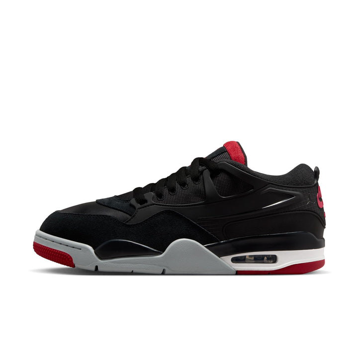 AIR JORDAN 4 RM FQ7939-061 "BLACK CEMENT" - BLACK/VARSITY RED/WOLF GREY/WHITE