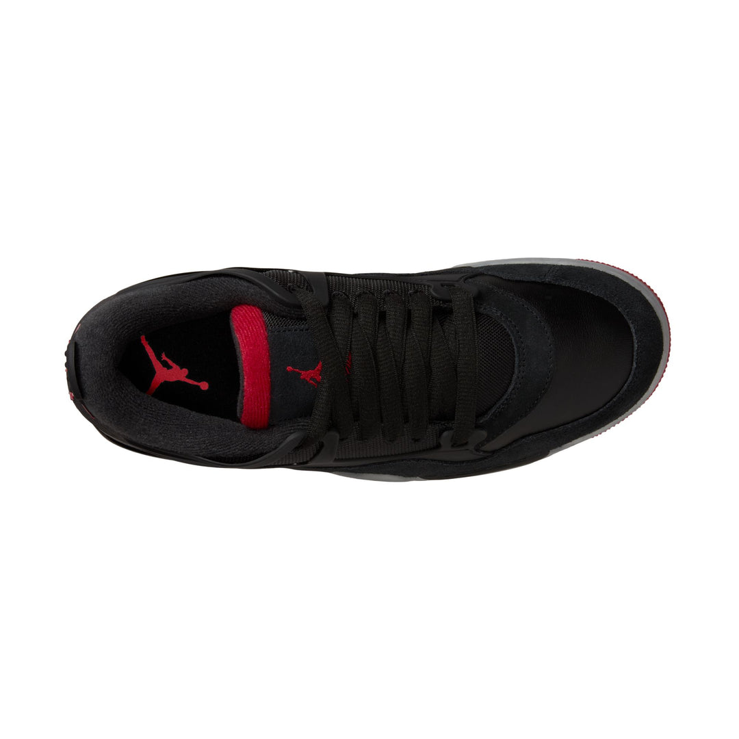 AIR JORDAN 4 RM FQ7939-061 "BLACK CEMENT" - BLACK/VARSITY RED/WOLF GREY/WHITE