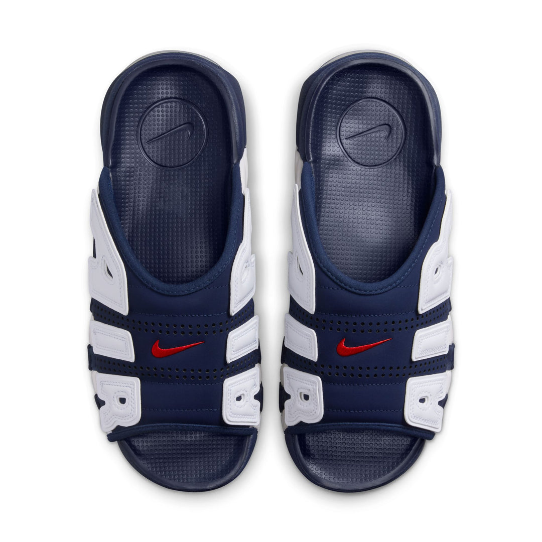 NIKE AIR MORE UPTEMPO SLIDE NA FQ8700-400 - NAVY/WHITE