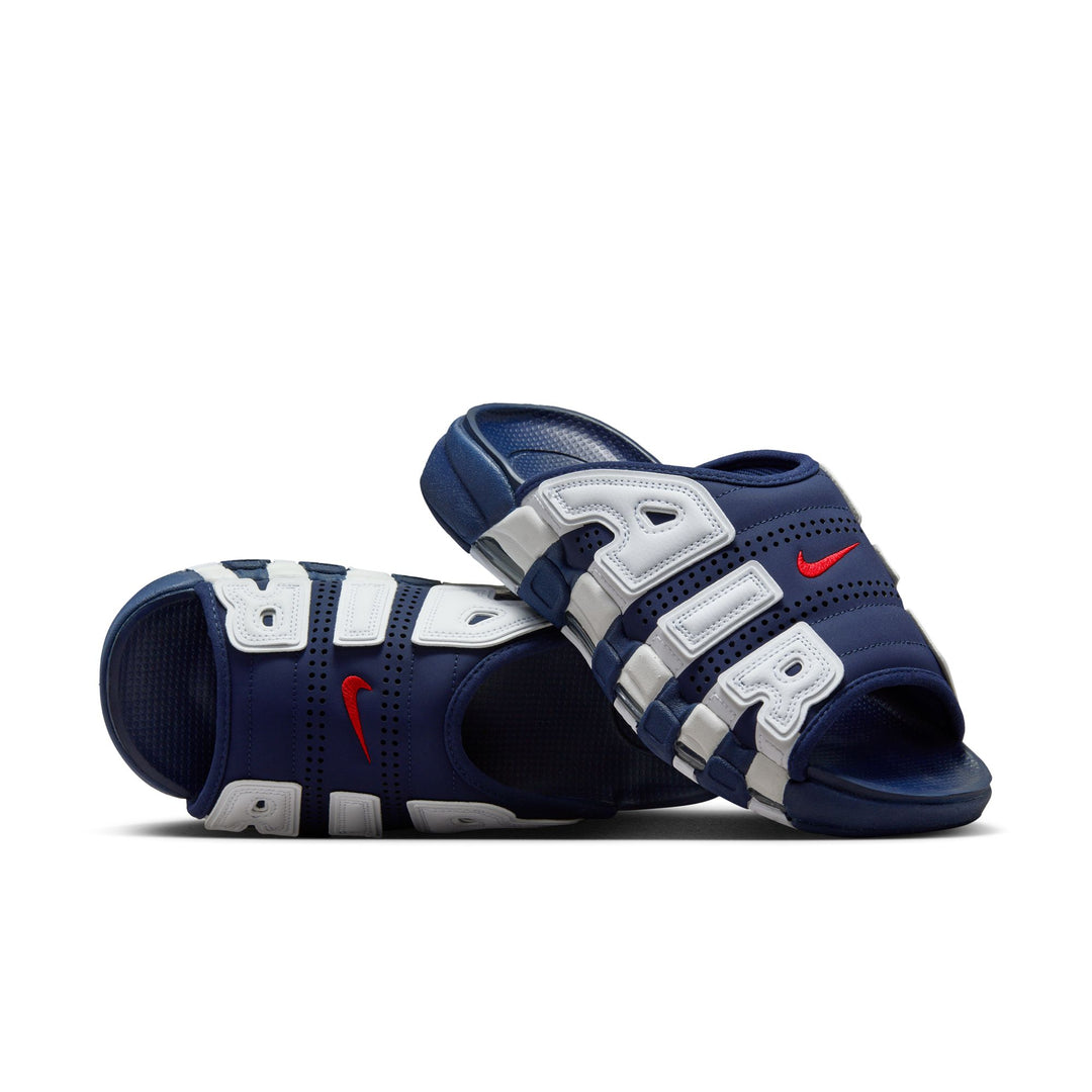 NIKE AIR MORE UPTEMPO SLIDE NA FQ8700-400 - NAVY/WHITE