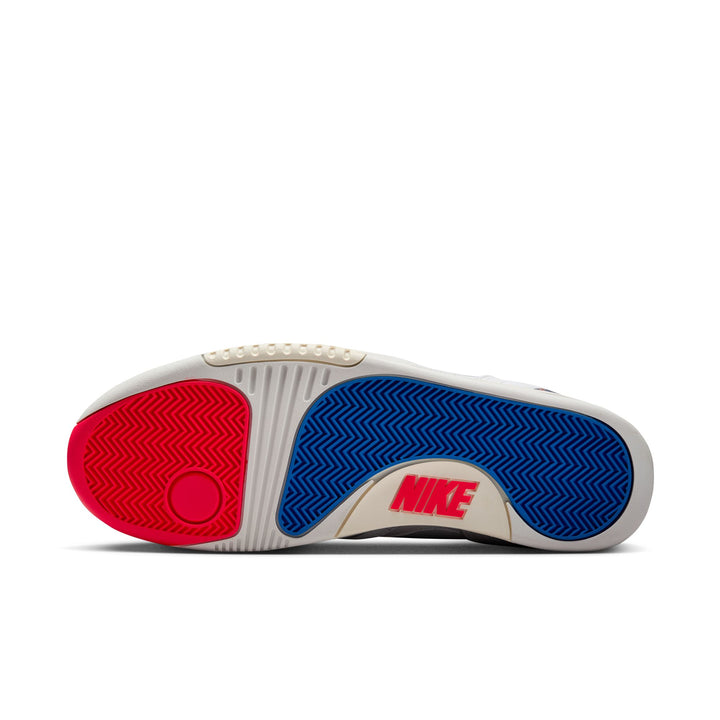 NIKE AIR TECH CHALLENGE II QS FZ9033-102 "PIXEL COURT" - WHITE/ROYAL BLUE/LASER CRIMSON/PALE IVORY/PLATIUM TINT