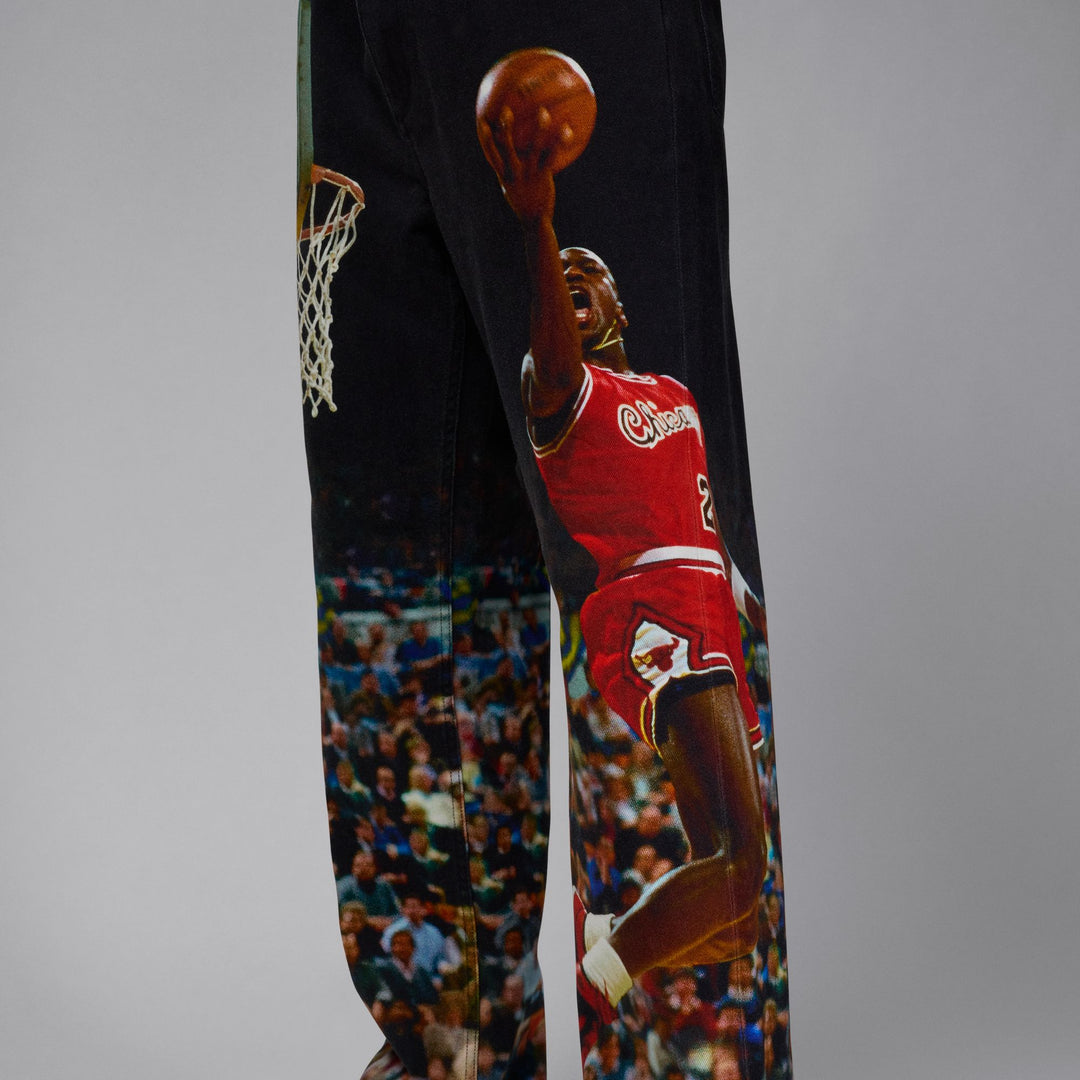 AIR JORDAN PRINTED TWILL PANTS -