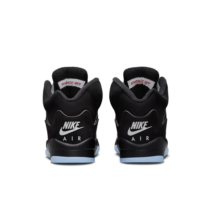 AIR JORDAN 5 RETRO OG (GS) HF3976-001 "BLACK METALLIC REIMAGINED" - BLACK/METALLIC/WOLF GREY/FIRE RED