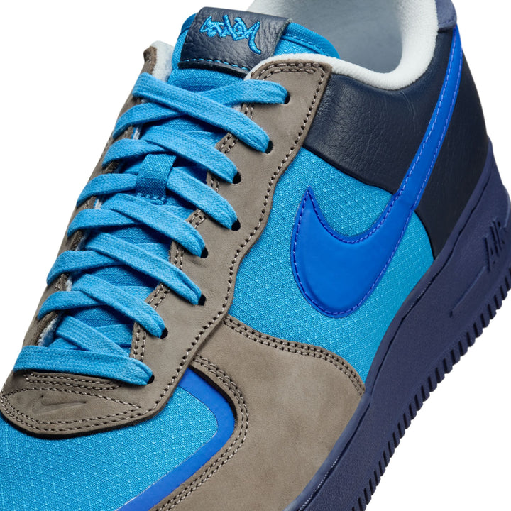 NIKE AIR FORCE 1 LOW SP HF5516-001 "STASH" - SOFT GREY/VARSITY ROYAL-HARBOR BLUE