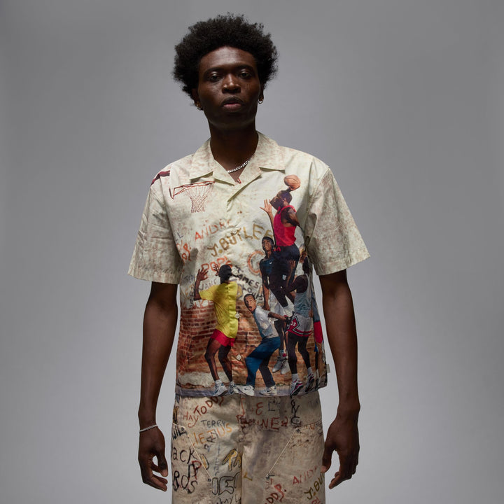 AIR JORDAN CAMP SHIRT HF9347-133 "SAIL"