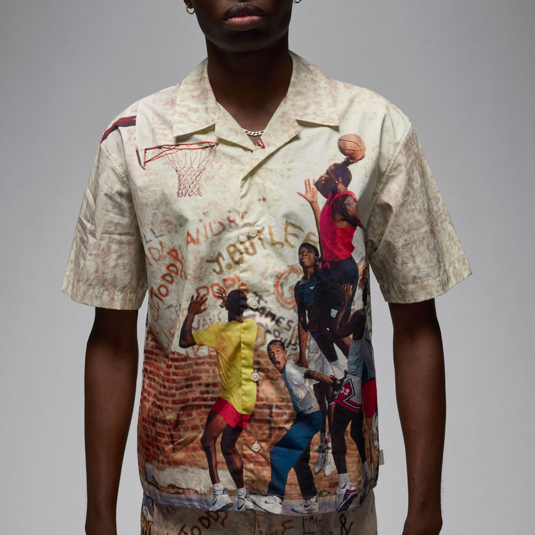 AIR JORDAN CAMP SHIRT HF9347-133 "SAIL"