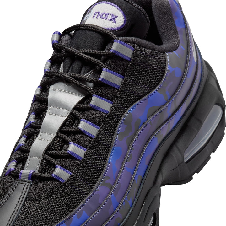 NIKE AIR MAX 95 QS HQ1973-500 "COURT PURPLE" - COURT PURPLE/VAST GREY-BLACK-CAVE PURPLE