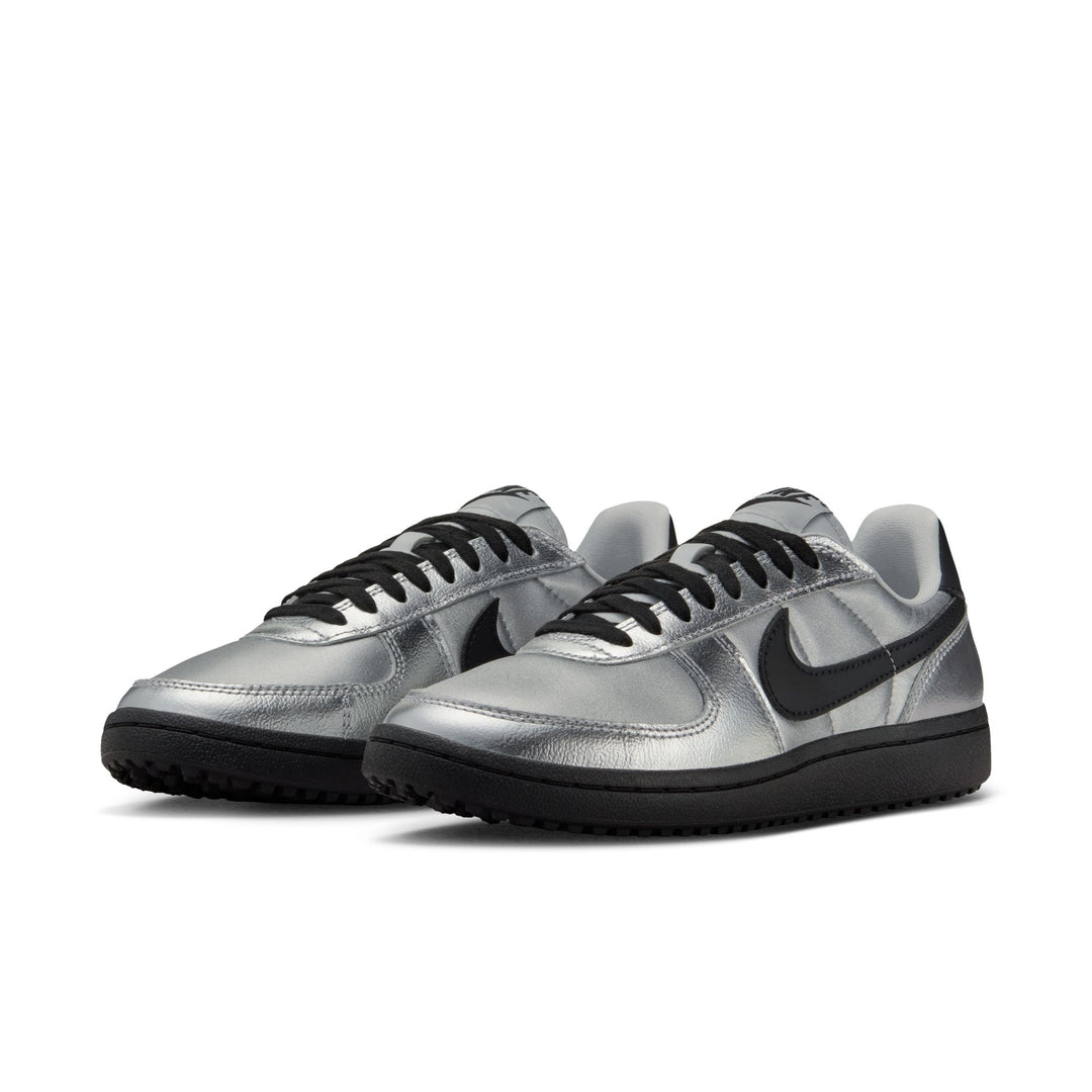 WOMENS NIKE FIELD GENERAL HQ7397-001 "METALLIC SILVER" - METALLIC SILVER/PHOTON DUST/WHITE/BLACK
