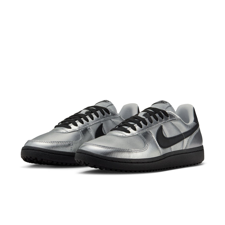 WOMENS NIKE FIELD GENERAL HQ7397-001 "METALLIC SILVER" - METALLIC SILVER/PHOTON DUST/WHITE/BLACK