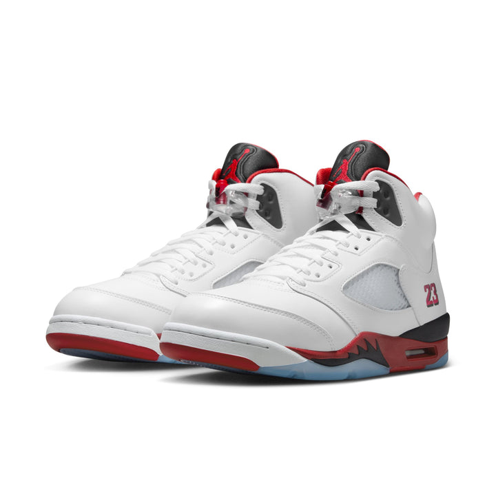 AIR JORDAN 5 RETRO OG "FIRE RED" HQ7978-101 - WHITE/FIRE RED