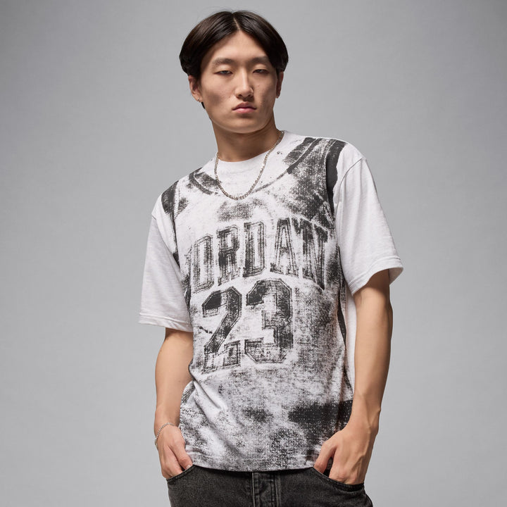 JORDAN COLLEGIATE GRAPHIC TEE HQ8930-051 - BLACK/WHITE