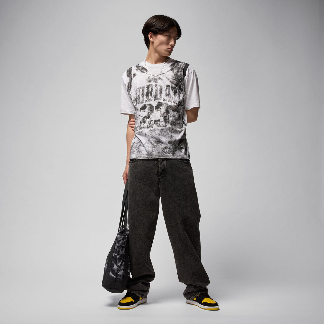JORDAN COLLEGIATE GRAPHIC TEE HQ8930-051 - BLACK/WHITE