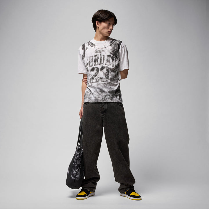 JORDAN COLLEGIATE GRAPHIC TEE HQ8930-051 - BLACK/WHITE