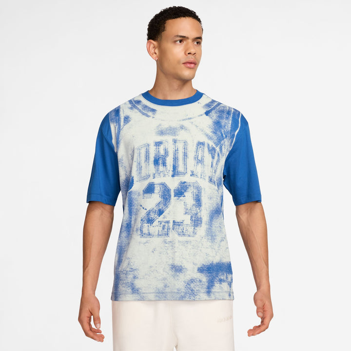 JORDAN COLLEGIATE GRAPHIC TEE HQ8930-459 - SPORT BLUE/SAIL