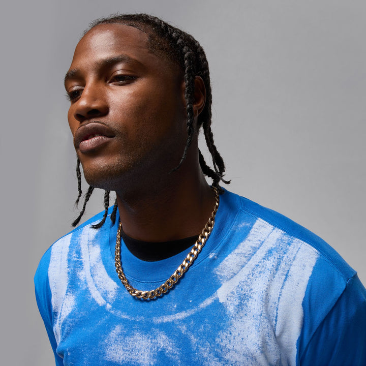 JORDAN COLLEGIATE GRAPHIC TEE HQ8930-459 - SPORT BLUE/SAIL