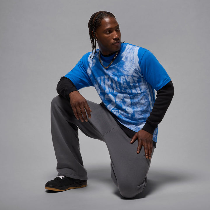 JORDAN COLLEGIATE GRAPHIC TEE HQ8930-459 - SPORT BLUE/SAIL