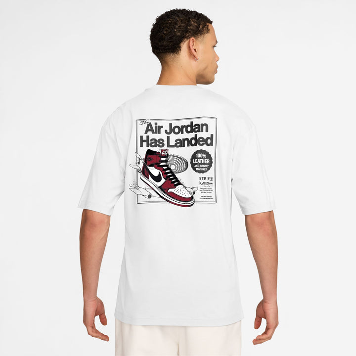 JORDAN 1 TEE HQ8972-100 - WHITE/VARSITY RED