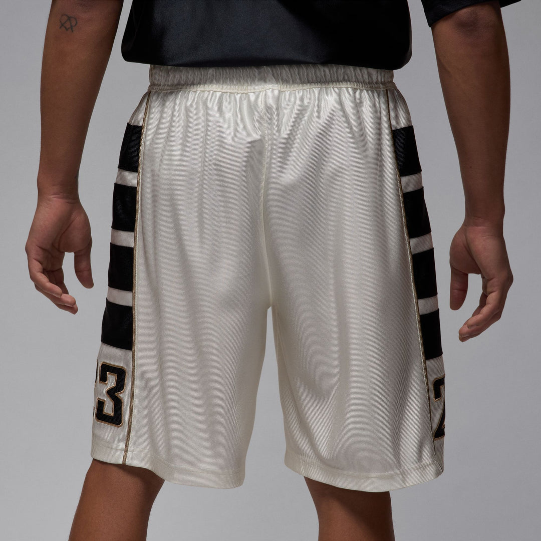 JORDAN BROOKYLN CAT SCARTCH SHORT HV0560-133 - WHITE/BLACK