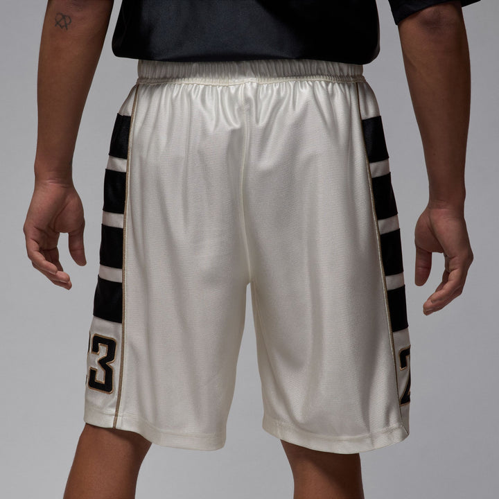 JORDAN BROOKYLN CAT SCARTCH SHORT HV0560-133 - WHITE/BLACK