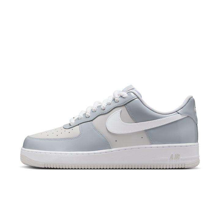 NIKE AIR FORCE 1 '07 LV8 HV9405-001 "WOLF GREY PATENT" - WOLF GREY/VAST WHITE